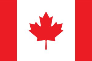 Illustration of Canada flag