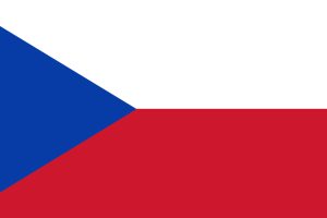 Illustration of Czech Republic flag