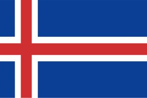 Illustration of Iceland flag